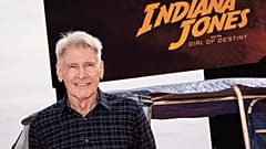 Harrison Ford az Indiana Jones bemutatóján