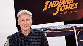 Harrison Ford az Indiana Jones bemutatóján