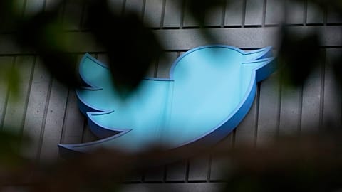 Twitter's blue bird is seen on its headquarters building in San Francisco, July 24, 2023, prior to being rebranded to X.