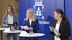 SAPO Başkanı Charlotte von Essen ve diğer yetkililer basın toplantısı düzenledi