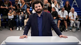 Director Saeed Roustayi poses for photographers at the photo call for the film "Leila's Brothers" at the 75th international film festival, Cannes.