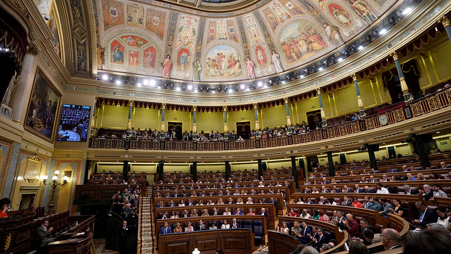 Πανοραμική άποψη του ισπανικού κοινοβουλίου
