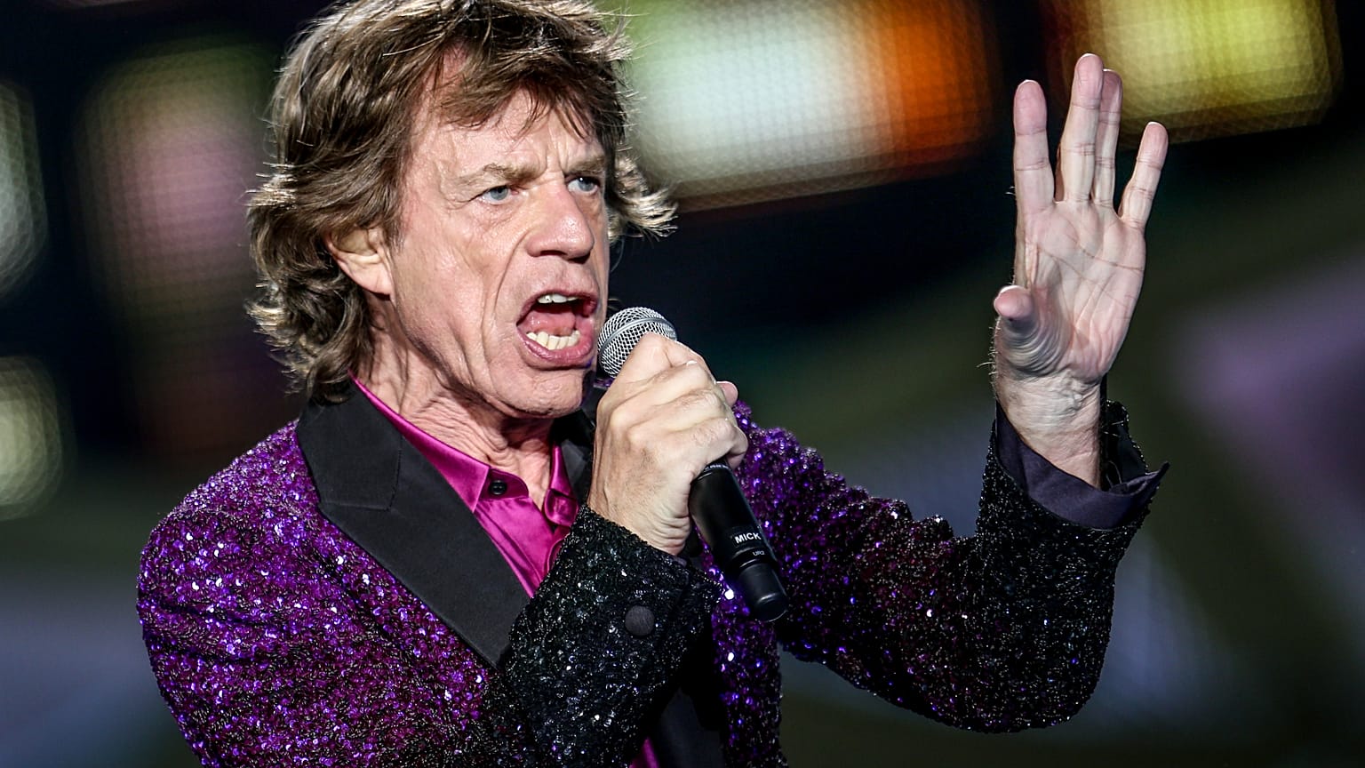 Mick Jagger performs at The Rolling Stones Zip Code Tour opening night at Petco Park on Sunday, May 24, 2015 in San Diego, Calif.