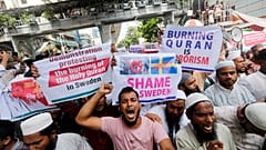 Die Koran-Schändungen der vergangenen Monate in Schwerden haben in der muslimischen Welt Empörung ausgelöst.