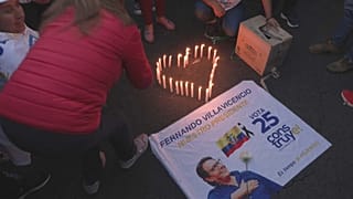 L'hommage au candidat assassiné