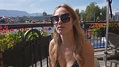 "Mai sentito così tanto caldo a Ginevra", dice Alexandra, turista francese. 