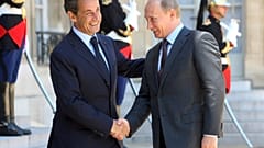 Sarkozy és Putyin, 2010. június 11., Párizs