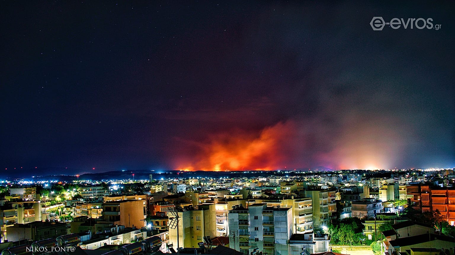 Εφιαλτική νύχτα για την Αλεξανδρούπολη
