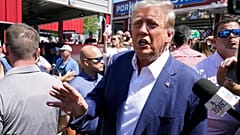 Ex-Präsident Donald Trump in Iowa, 12.08.2023