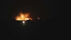 Russische Luftangriffe auf einen Stützpunkt einer Dschihdistenmiliz in Syrien