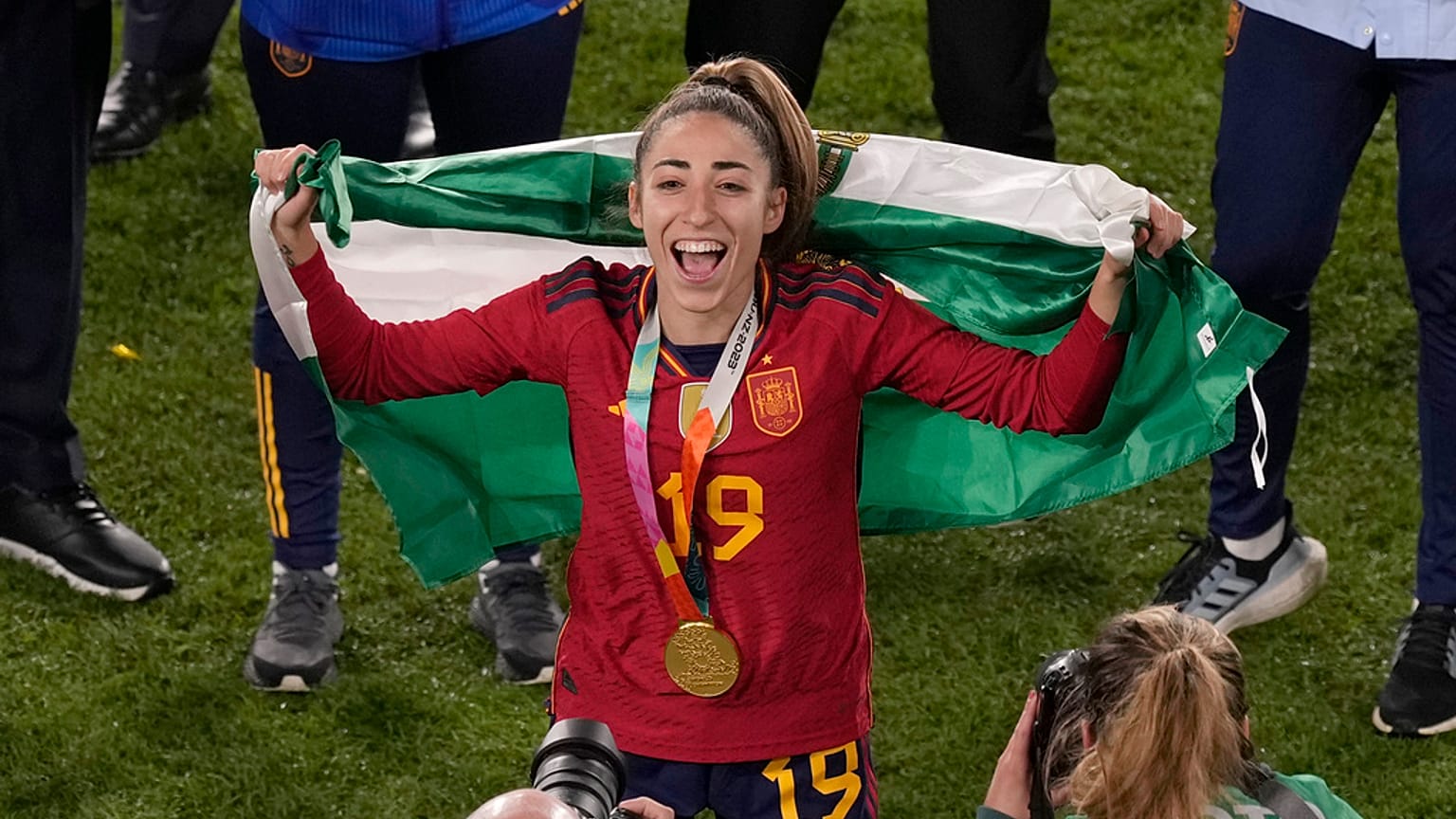 Golüyle İspanya'ya Dünya Kupası'nı kazandıran futbolcu Olga Carmona