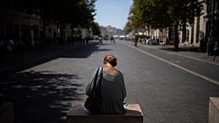Una via assolata di Lione