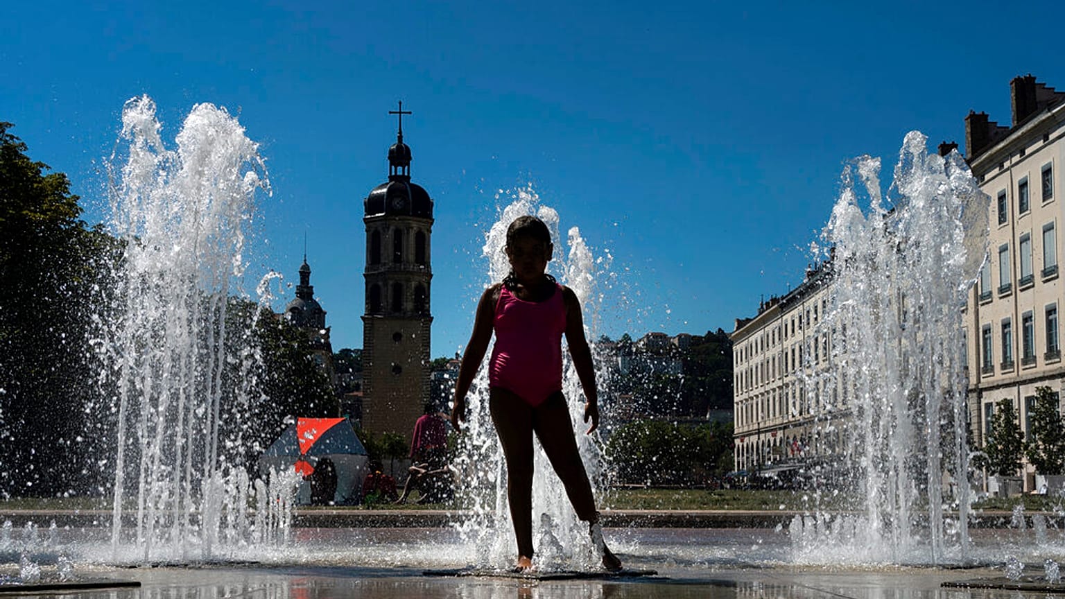 Ola de calor en Francia.
