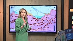 Sasha Vakulina erläutert den Stand  der ukrainischen Gegenoffensive