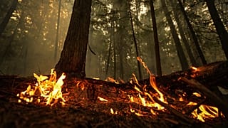Лесные пожары в Канаде