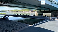 An der Rhone in Lyon.