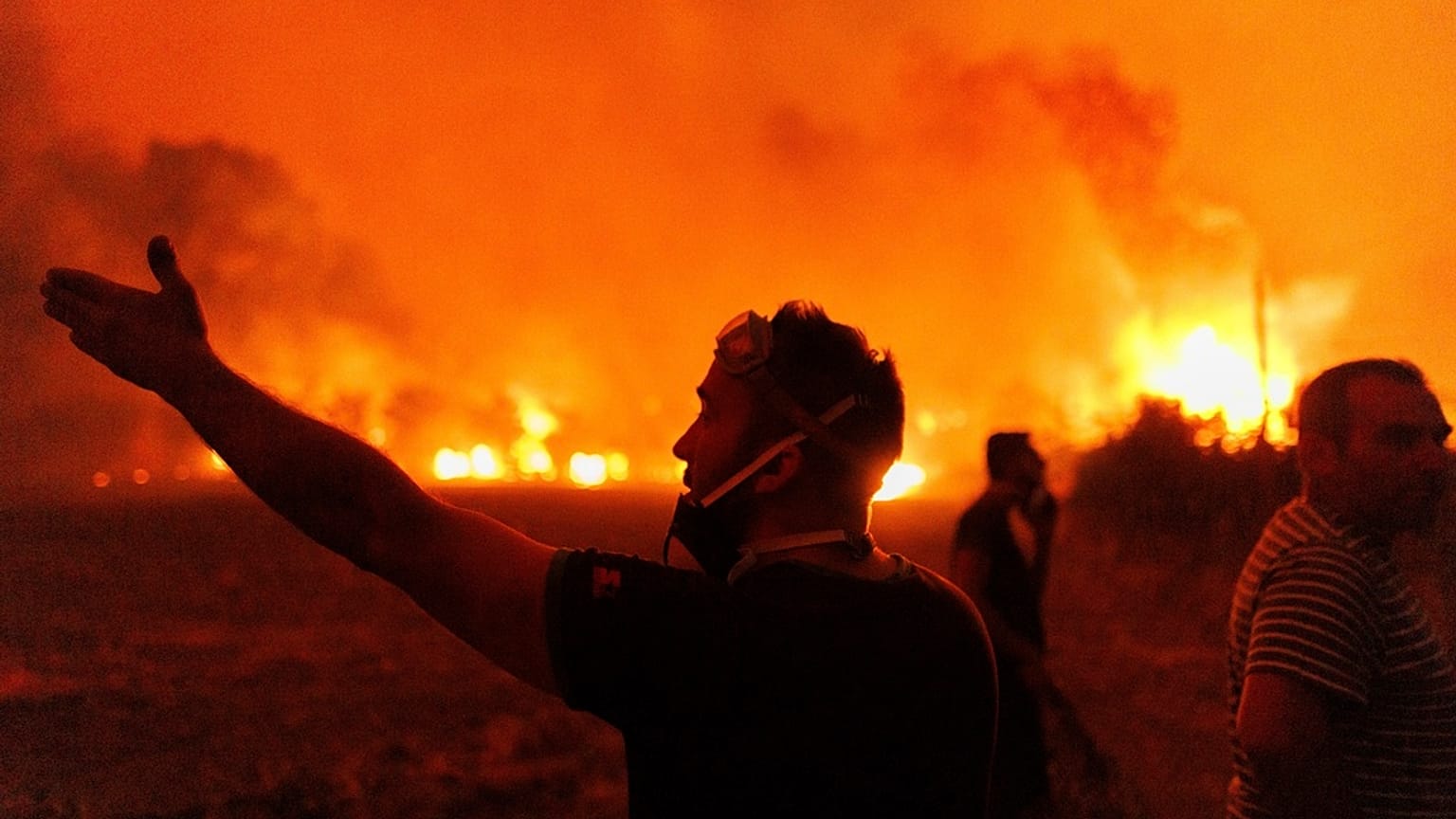 Incendio en Grecia