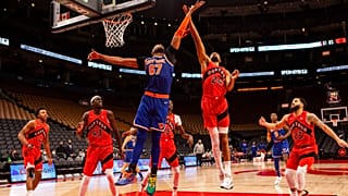 New York Knicks és Toronto Raptors mérkőzés pillanatképe