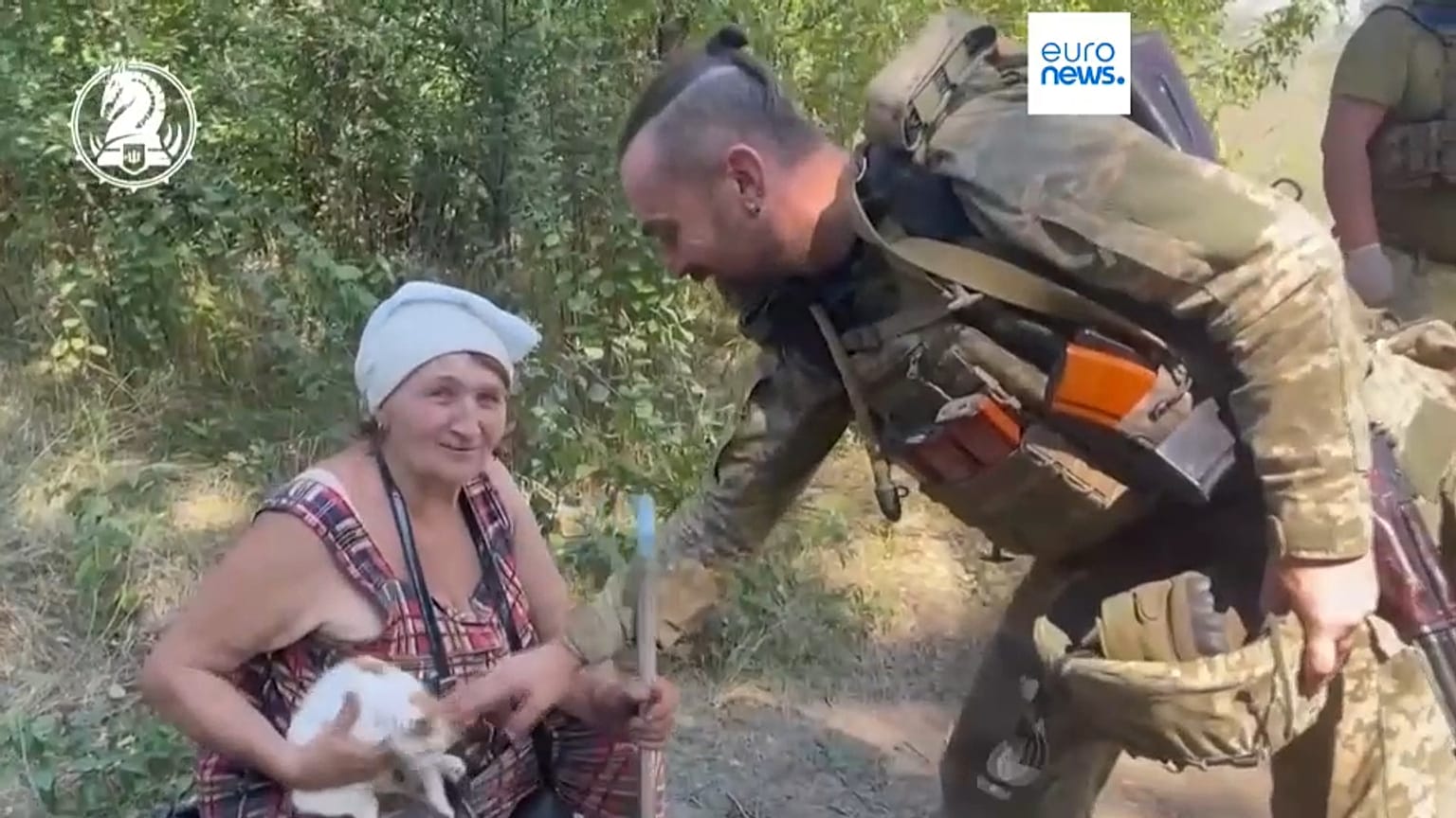 Κάτοικος από το χωριό Ρομπότινε - Ζαπορίζια (Ουκρανία)