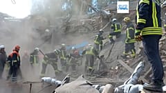 4 Menschen starben nach einem Drohnenangriff auf eine Schule in Romny, im Nordosten der Ukraine