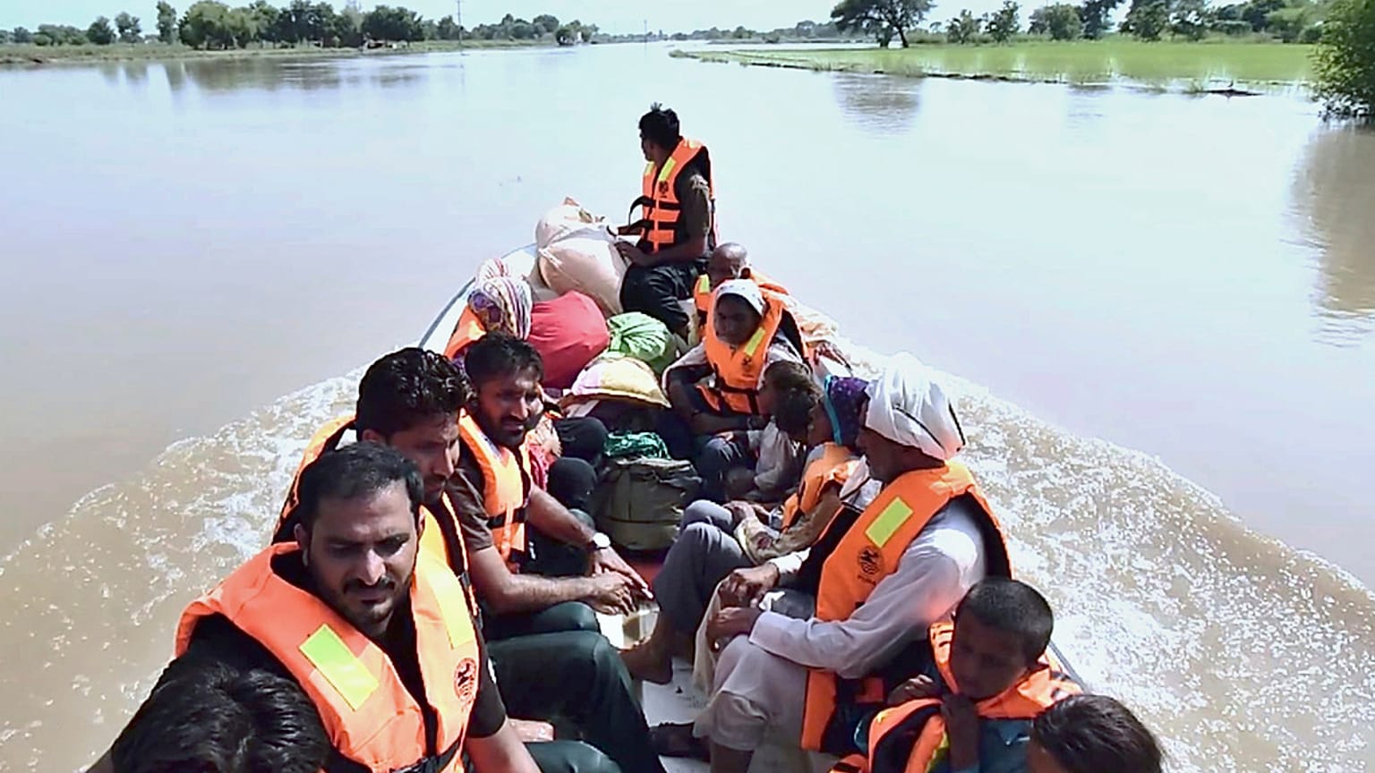 Pakistan'ın Pencap eyaletindeki sel felaketi