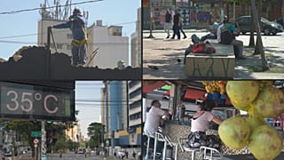 موجة حارة في مدينة ساو باولو البرازيلية في منتصف الشتاء.