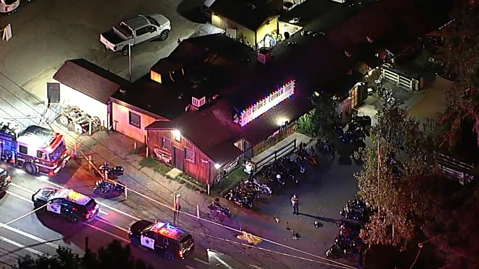 Scene of California biker bar shooting