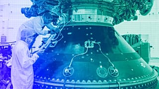 he Euclid space telescope being prepared for launch from Cape Canaveral, June 2023