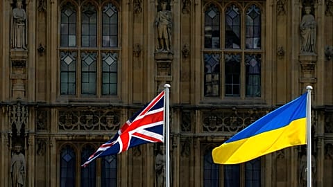 Гимн Украины прозвучал в стенах Эдинбургского замка