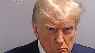 Donald Trump en la foto policial tomada en Fulton.