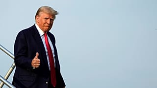 Minden rendben, mutatja az Atlantába érkező Trump 