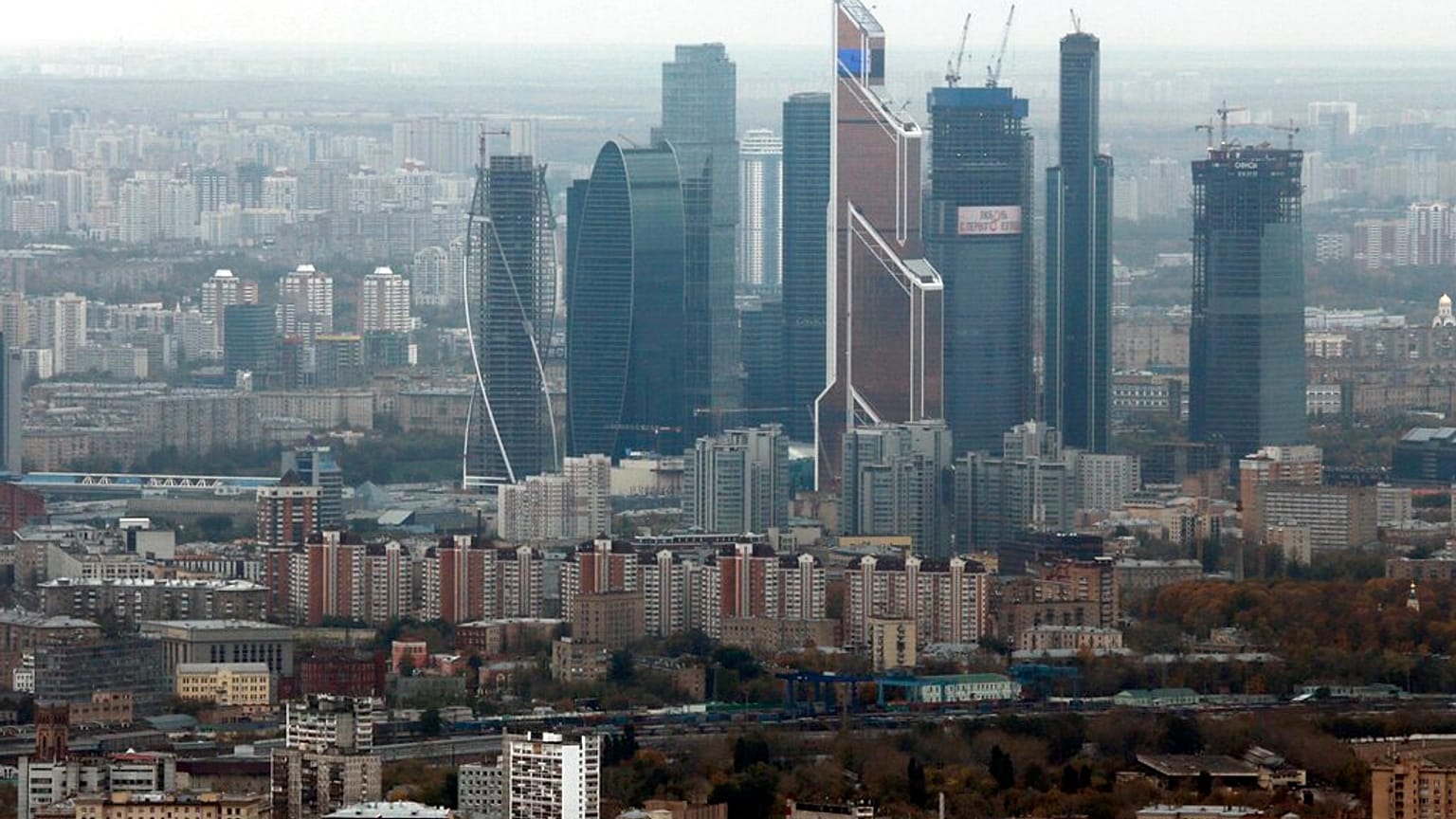 Moskova'nın finans bölgesi