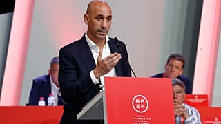 El presidente de la Federación Española de Fútbol, Luis Rubiales, en Las Rozas, el viernes 25 de agosto de 2023.