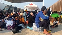 Migranten auf Lampedusa