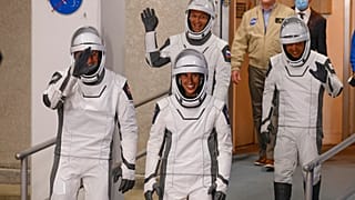 I quattro astronauti in partenza. (Cape Canaveral, 26.8.2023)