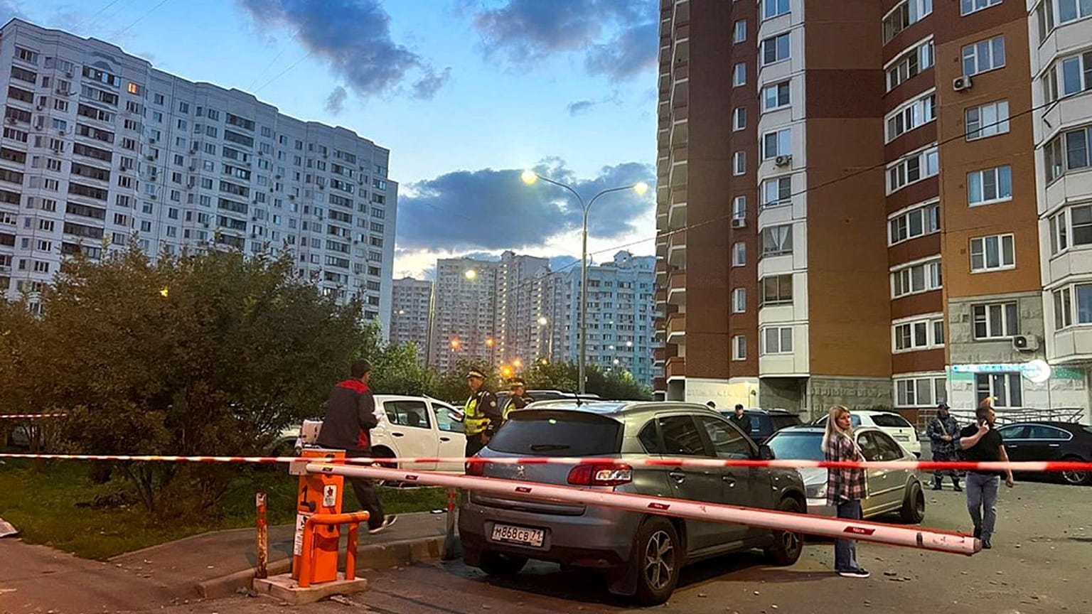 محل سرنگونی یک پهپاد در نزدیکی مسکو در روز ۲۲ اوت