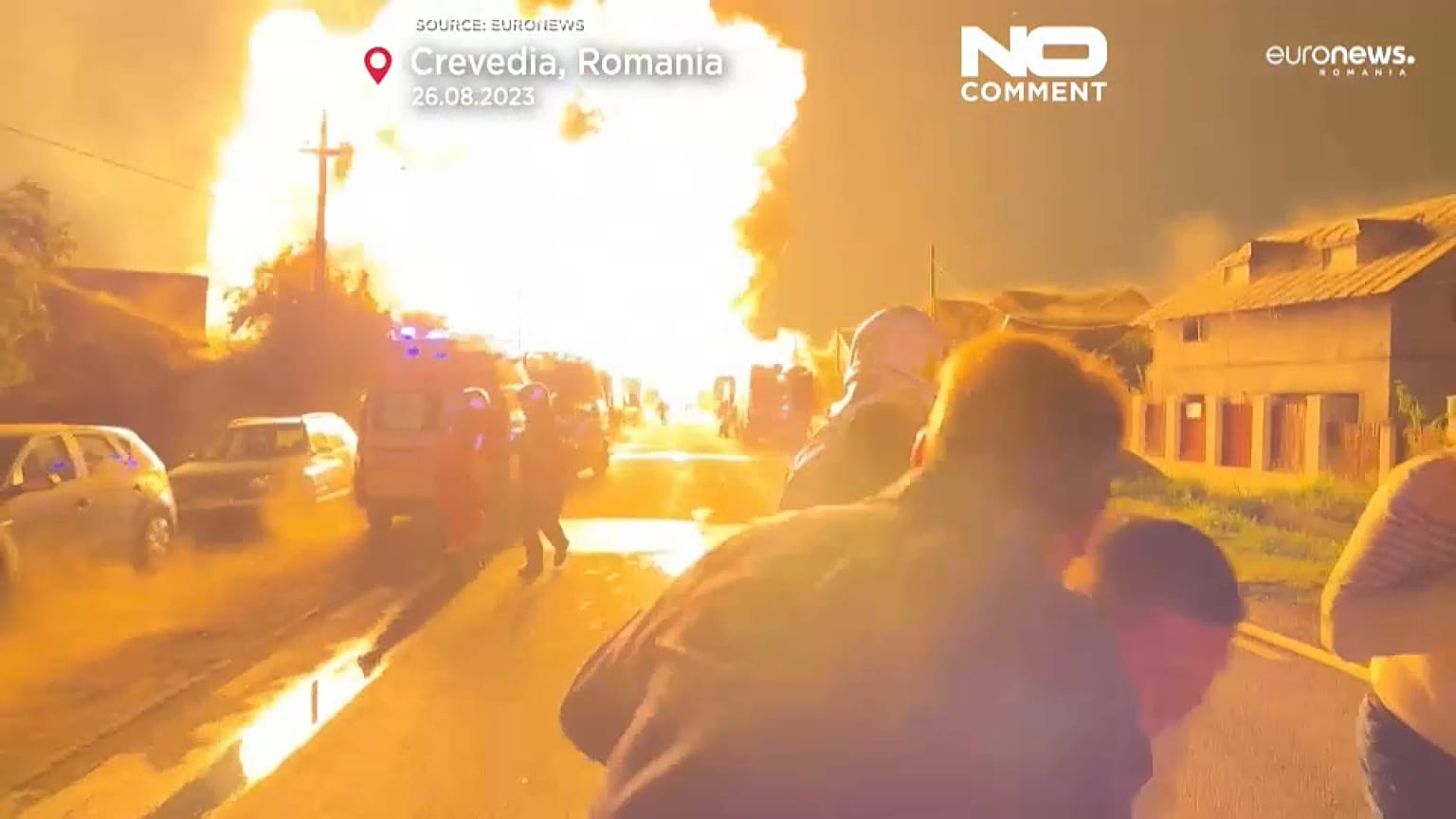 Dos explosiones en una gasolinera al norte de Bucarest.