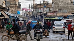 Halep ilinin kuzeyindeki Azez ilçesi