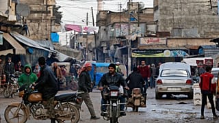 Halep ilinin kuzeyindeki Azez ilçesi