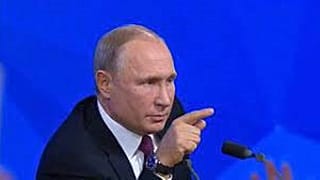 Presidente russo Vladimir Putin