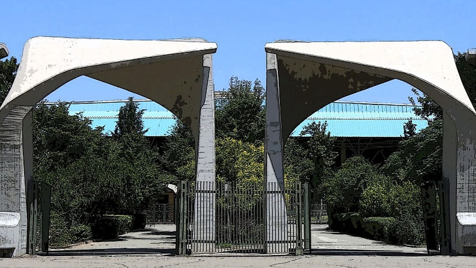 عکس آرشیوی از دانشگاه تهران