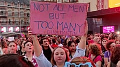 Акция протеста в Мадриде