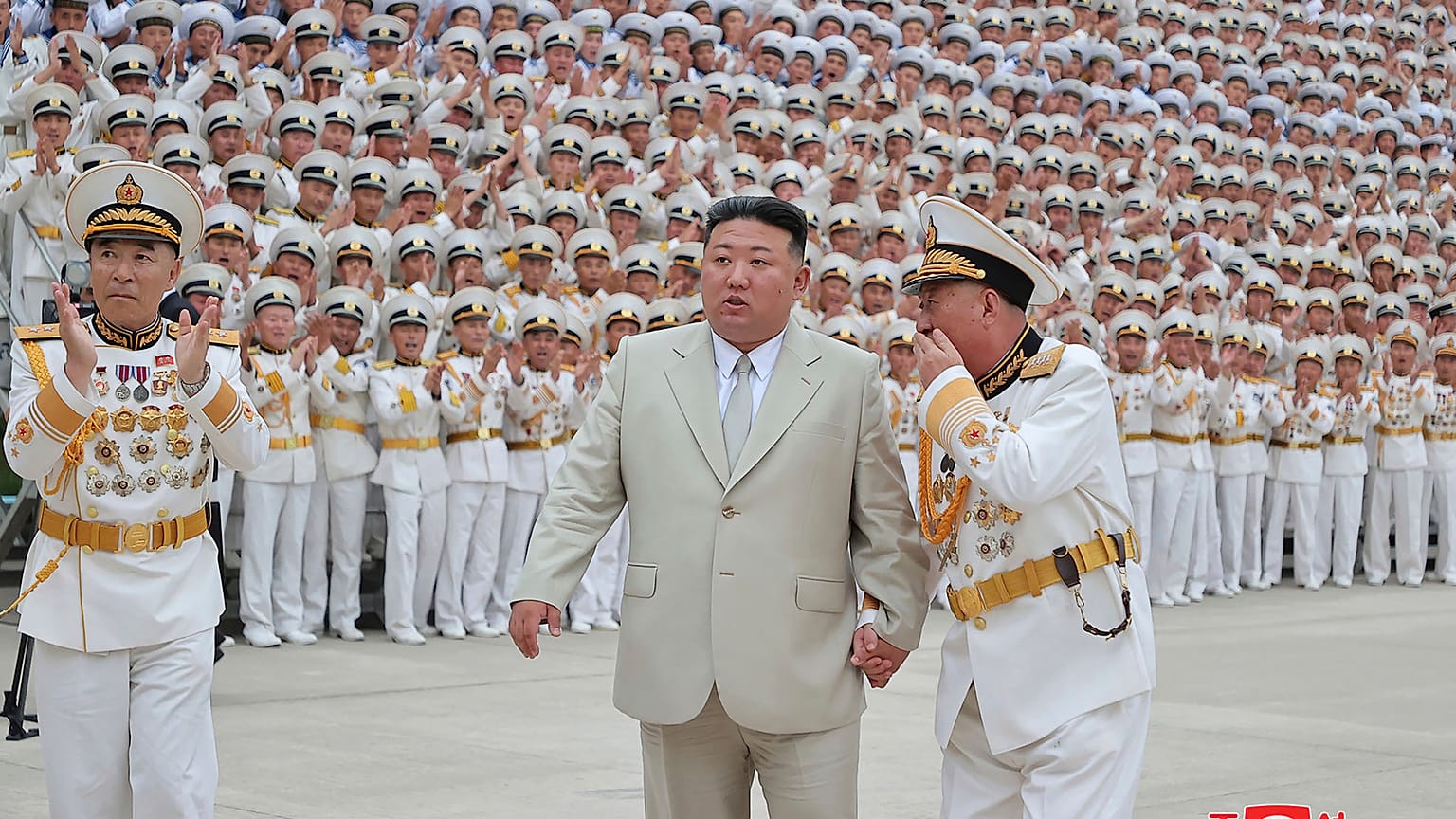 This photo was provided on Tuesday by the North Korean government
