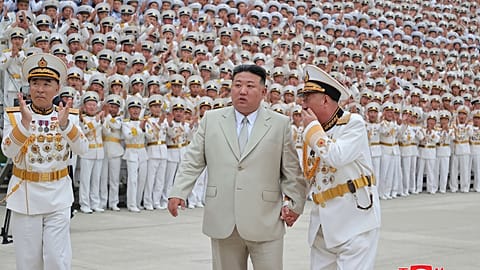 This photo was provided on Tuesday by the North Korean government