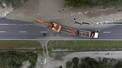Im Tessin trat der Brenno über die Ufer am 29. August 2023