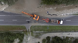 Im Tessin trat der Brenno über die Ufer am 29. August 2023