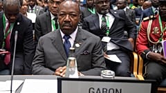 Gabuns Präsident Ali Bongo am 16. Juli 2023 in Nairobi