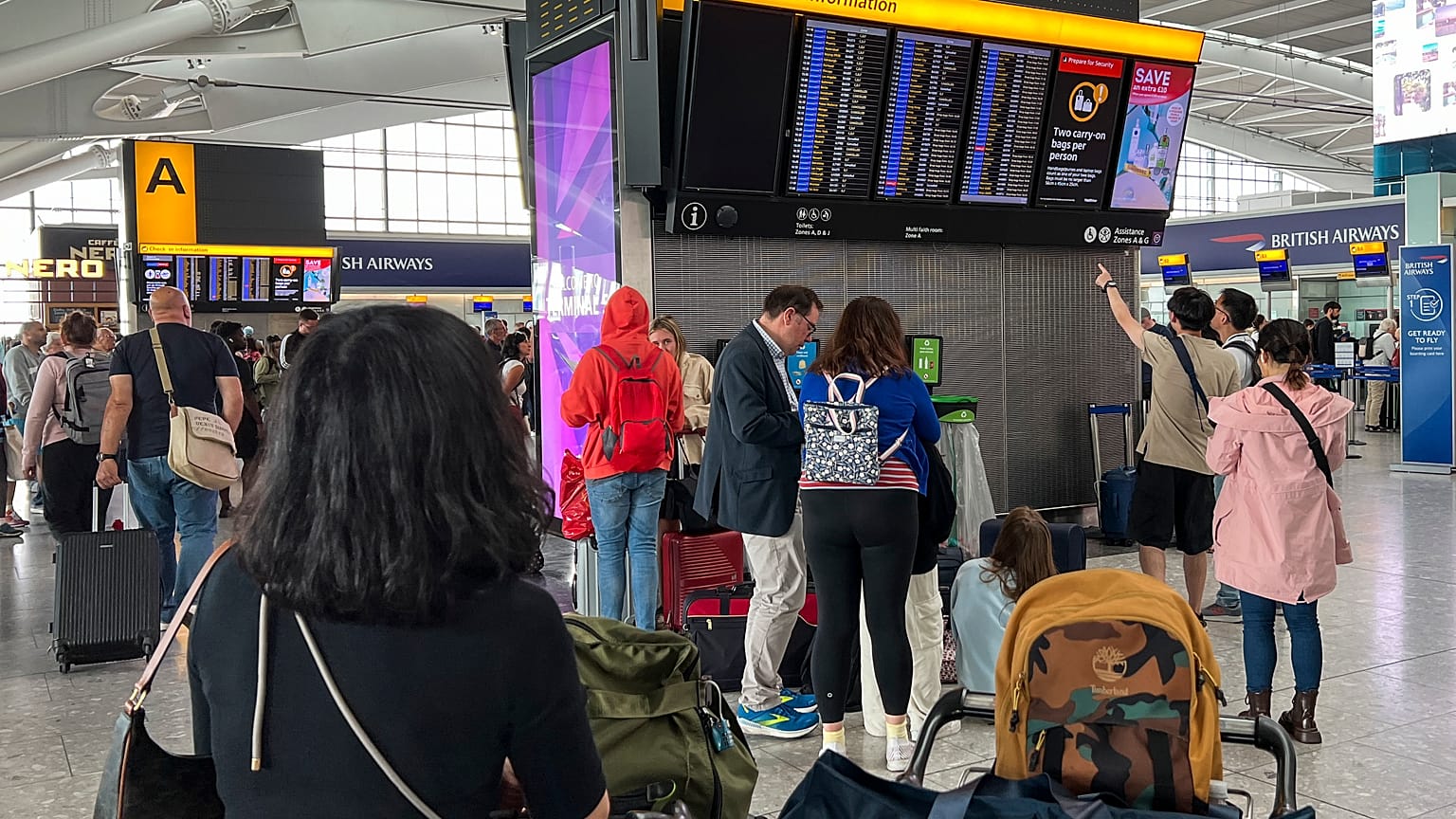 Heathrow, Londra, lunedì 28 agosto 2023