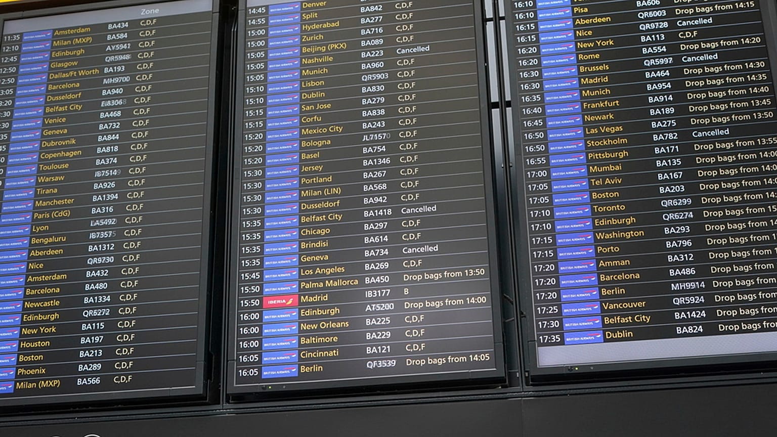 Britain air traffic problem