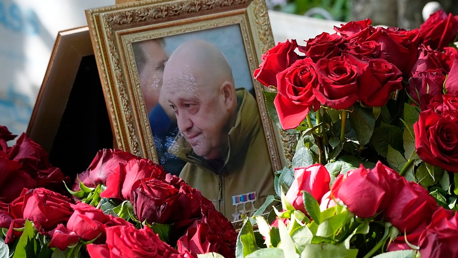 Могила Евгения Пригожина